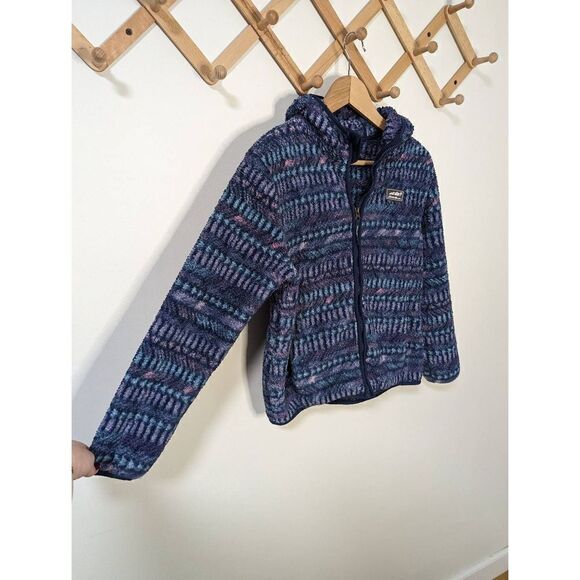 Eddie Bauer Girls Outdoor Full Zip Sherpa Jacket - Size L - Picture 2 of 6